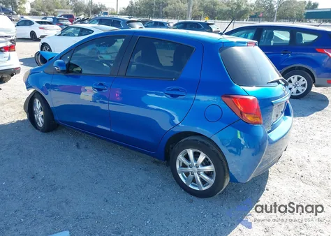 2015 Toyota Yaris Le z USA, uszkodzony, nr VIN VNKKTUD32FA029957
